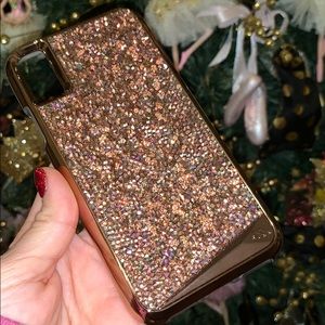 Casemate Rose Gold IPhone X case//lightly worn